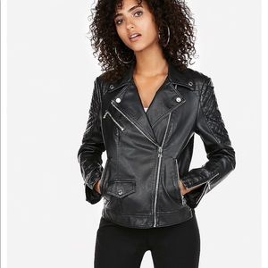 Vegan leather jacket